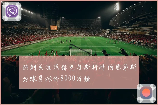 热刺关注范赫克与斯科特伯恩茅斯为球员标价8000万镑